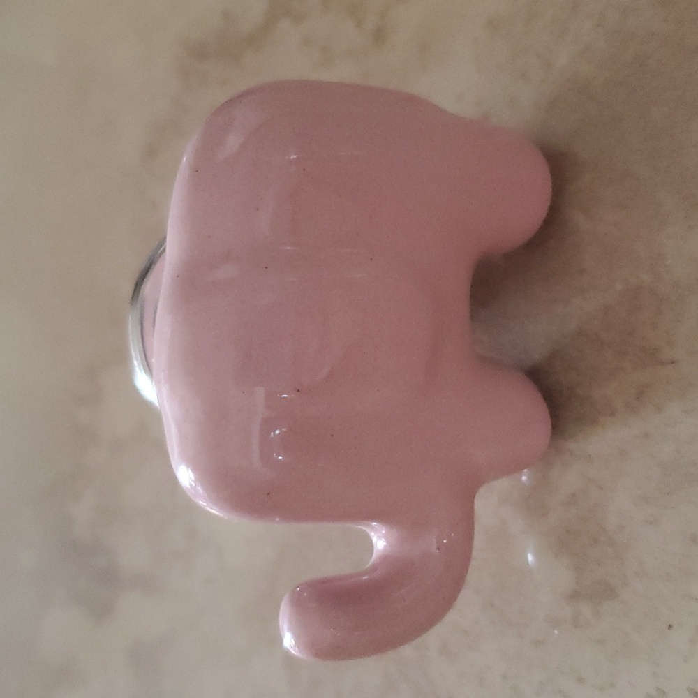 Pink Elephant Knob nwot